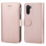 Custodia in pelle flip orizzontale con cerniera in microfibra, For Samsung Galaxy A70s, For Samsung Galaxy A71, For Samsung Galaxy A90 5G, For Samsung Galaxy Note10