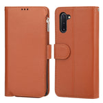 Custodia in pelle flip orizzontale con cerniera in microfibra, For Samsung Galaxy A70s, For Samsung Galaxy A71, For Samsung Galaxy A90 5G, For Samsung Galaxy Note10