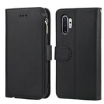 Custodia in pelle flip orizzontale con cerniera in microfibra, For Samsung Galaxy Note10+, For Samsung Galaxy S10, For Samsung Galaxy S10e, For Samsung Galaxy S10+