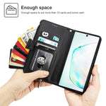 Custodia in pelle flip orizzontale con cerniera in microfibra, For Samsung Galaxy Note10+, For Samsung Galaxy S10, For Samsung Galaxy S10e, For Samsung Galaxy S10+