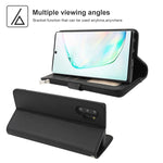 Custodia in pelle flip orizzontale con cerniera in microfibra, For Samsung Galaxy Note10+, For Samsung Galaxy S10, For Samsung Galaxy S10e, For Samsung Galaxy S10+