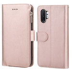 Custodia in pelle flip orizzontale con cerniera in microfibra, For Samsung Galaxy Note10+, For Samsung Galaxy S10, For Samsung Galaxy S10e, For Samsung Galaxy S10+
