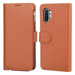 Custodia in pelle flip orizzontale con cerniera in microfibra, For Samsung Galaxy Note10+, For Samsung Galaxy S10, For Samsung Galaxy S10e, For Samsung Galaxy S10+