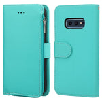 Custodia in pelle flip orizzontale con cerniera in microfibra, For Samsung Galaxy Note10+, For Samsung Galaxy S10, For Samsung Galaxy S10e, For Samsung Galaxy S10+