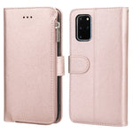 Custodia in pelle flip orizzontale con cerniera in microfibra, For Samsung Galaxy S20, For Samsung Galaxy S20+, For Samsung Galaxy S20 Ultra, For Samsung Galaxy S22 Ultra 5G