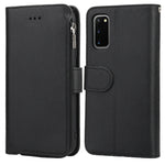 Custodia in pelle flip orizzontale con cerniera in microfibra, For Samsung Galaxy S20, For Samsung Galaxy S20+, For Samsung Galaxy S20 Ultra, For Samsung Galaxy S22 Ultra 5G
