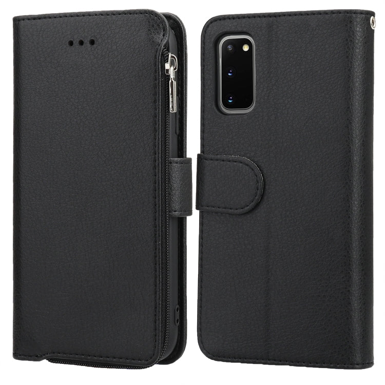 Custodia in pelle flip orizzontale con cerniera in microfibra, For Samsung Galaxy S20, For Samsung Galaxy S20+, For Samsung Galaxy S20 Ultra, For Samsung Galaxy S22 Ultra 5G