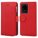 Custodia in pelle flip orizzontale con cerniera in microfibra, For Samsung Galaxy S20, For Samsung Galaxy S20+, For Samsung Galaxy S20 Ultra, For Samsung Galaxy S22 Ultra 5G