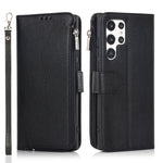 Custodia in pelle flip orizzontale con cerniera in microfibra, For Samsung Galaxy S20, For Samsung Galaxy S20+, For Samsung Galaxy S20 Ultra, For Samsung Galaxy S22 Ultra 5G