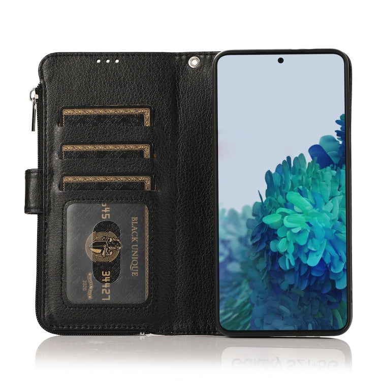 Custodia in pelle flip orizzontale con cerniera in microfibra, For Samsung Galaxy S21+ 5G, For Samsung Galaxy S21 Ultra 5G, For Samsung Galaxy Note20, For Samsung Galaxy A21s
