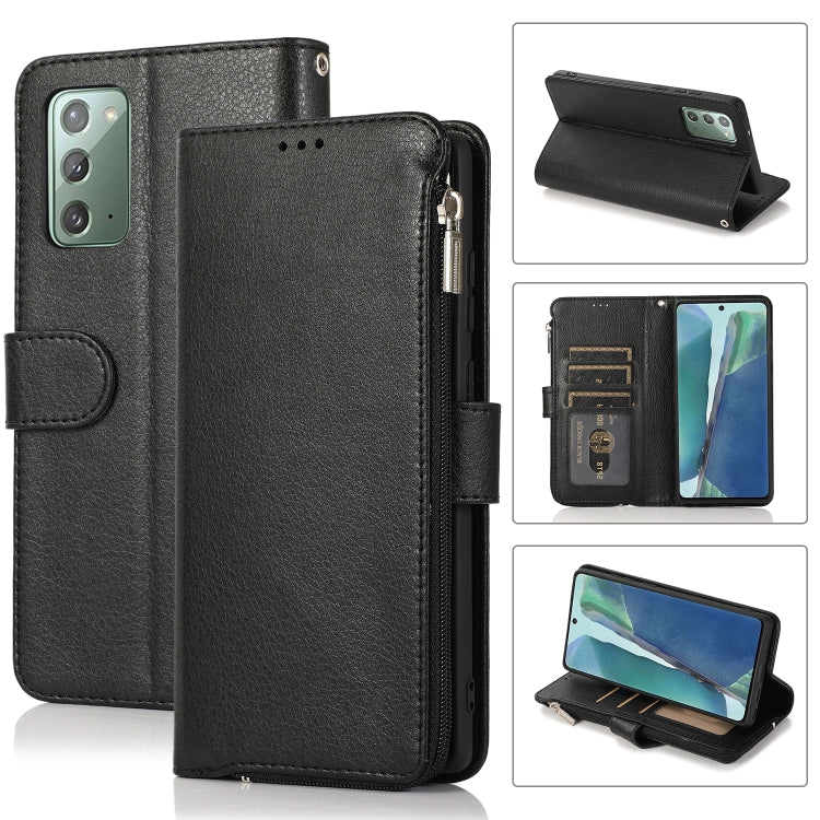 Custodia in pelle flip orizzontale con cerniera in microfibra, For Samsung Galaxy S21+ 5G, For Samsung Galaxy S21 Ultra 5G, For Samsung Galaxy Note20, For Samsung Galaxy A21s