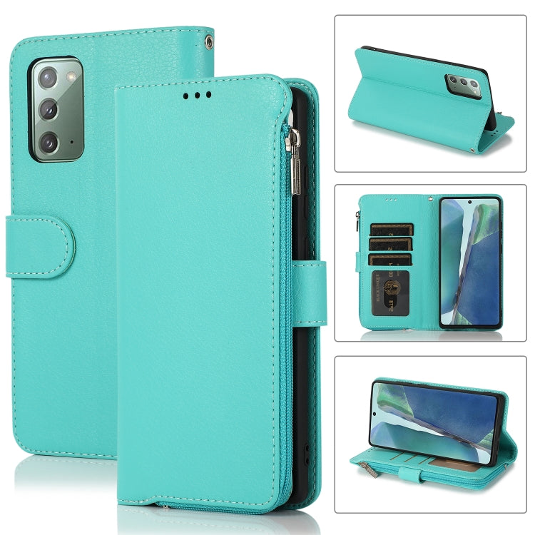 Custodia in pelle flip orizzontale con cerniera in microfibra, For Samsung Galaxy S21+ 5G, For Samsung Galaxy S21 Ultra 5G, For Samsung Galaxy Note20, For Samsung Galaxy A21s