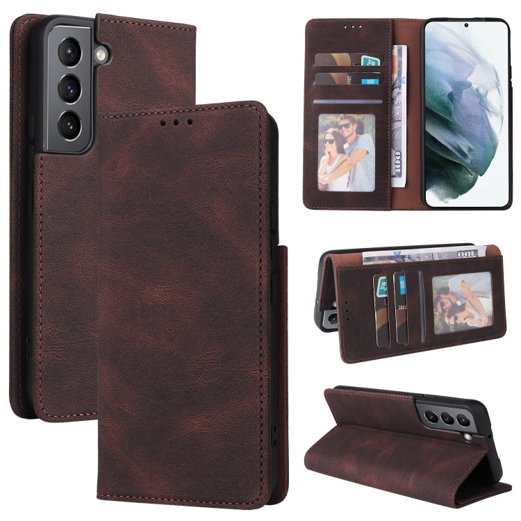 Custodia per telefono in pelle con chiusura a ventosa semplice, For Samsung Galaxy S22 5G, For Samsung Galaxy S22+ 5G, For Samsung Galaxy S22 Ultra 5G, For Samsung Galaxy A13 5G, For Samsung Galaxy A53 5G, For Samsung Galaxy A33 5G