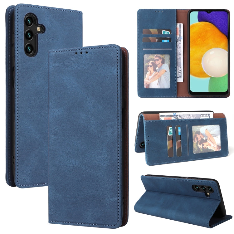 Custodia per telefono in pelle con chiusura a ventosa semplice, For Samsung Galaxy S22 5G, For Samsung Galaxy S22+ 5G, For Samsung Galaxy S22 Ultra 5G, For Samsung Galaxy A13 5G, For Samsung Galaxy A53 5G, For Samsung Galaxy A33 5G