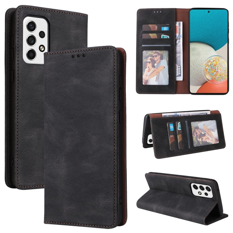 Custodia per telefono in pelle con chiusura a ventosa semplice, For Samsung Galaxy S22 5G, For Samsung Galaxy S22+ 5G, For Samsung Galaxy S22 Ultra 5G, For Samsung Galaxy A13 5G, For Samsung Galaxy A53 5G, For Samsung Galaxy A33 5G