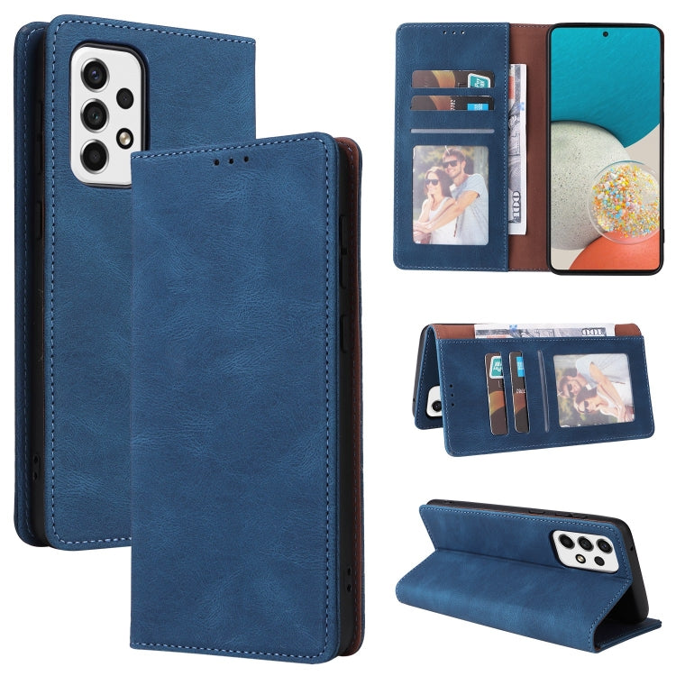 Custodia per telefono in pelle con chiusura a ventosa semplice, For Samsung Galaxy S22 5G, For Samsung Galaxy S22+ 5G, For Samsung Galaxy S22 Ultra 5G, For Samsung Galaxy A13 5G, For Samsung Galaxy A53 5G, For Samsung Galaxy A33 5G