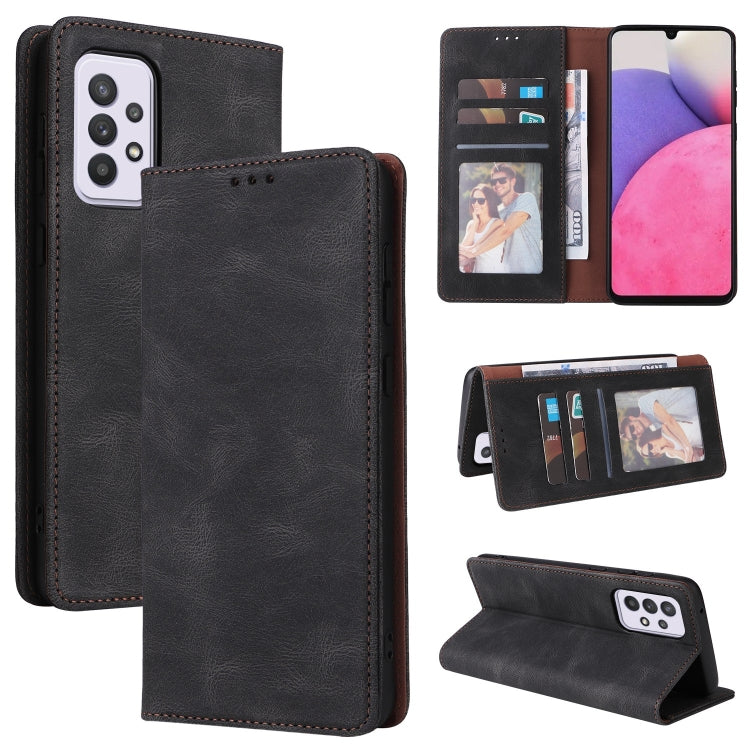 Custodia per telefono in pelle con chiusura a ventosa semplice, For Samsung Galaxy S22 5G, For Samsung Galaxy S22+ 5G, For Samsung Galaxy S22 Ultra 5G, For Samsung Galaxy A13 5G, For Samsung Galaxy A53 5G, For Samsung Galaxy A33 5G