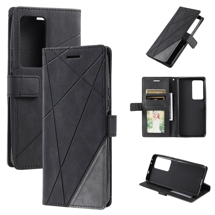 Custodia per telefono in pelle con giunture al tatto, For Xiaomi Redmi K50 / K50 Pro