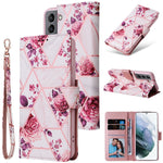 Custodia portafoglio in pelle per Samsung Galaxy A53 5G