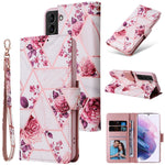 Custodia portafoglio in pelle per Samsung Galaxy A53 5G