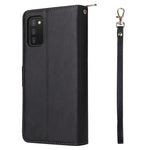 Custodia per cellulare in pelle con cerniera a portafoglio con 9 slot per schede, For Samsung Galaxy A03s EU Version, For Samsung Galaxy A13 5G, For Samsung Galaxy A33 5G, For Samsung Galaxy A53 5G