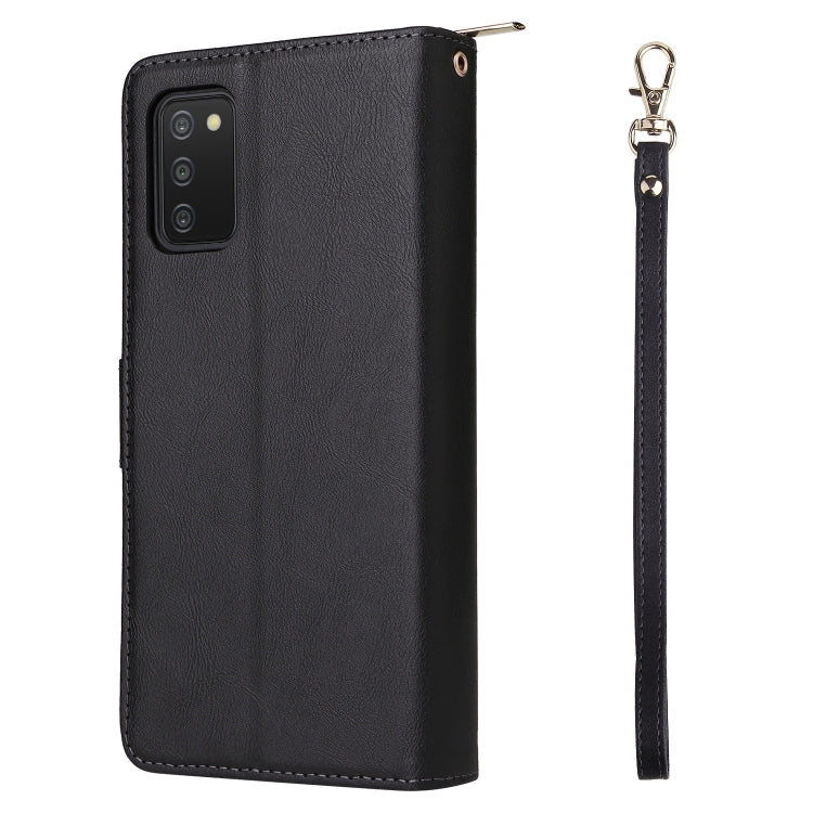 Custodia per cellulare in pelle con cerniera a portafoglio con 9 slot per schede, For Samsung Galaxy A03s EU Version, For Samsung Galaxy A13 5G, For Samsung Galaxy A33 5G, For Samsung Galaxy A53 5G