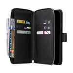 Custodia per cellulare in pelle con cerniera a portafoglio con 9 slot per schede, For Samsung Galaxy A03s EU Version, For Samsung Galaxy A13 5G, For Samsung Galaxy A33 5G, For Samsung Galaxy A53 5G