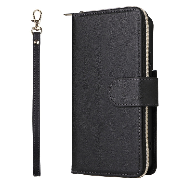 Custodia per cellulare in pelle con cerniera a portafoglio con 9 slot per schede, For Samsung Galaxy S22+ 5G, For Samsung Galaxy S22 Ultra 5G, For Samsung Galaxy S22 5G