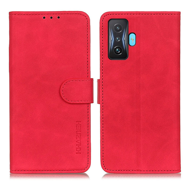KHAZNEH Custodia per cellulare in pelle con vibrazione orizzontale a trama retrò, For OPPO Realme GT2 Pro, For TCL 30 Z, For Honor 50 SE / Huawei Nova 9 SE, For Xiaomi Poco F4 GT 5G