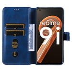 Custodia in pelle a conchiglia classica in vitello, For OPPO Realme 9i / A36 / A76 / A96 4G, For OPPO Realme 9 Pro+, For OPPO Realme 9 Pro / Realme V25, For OPPO Realme C31