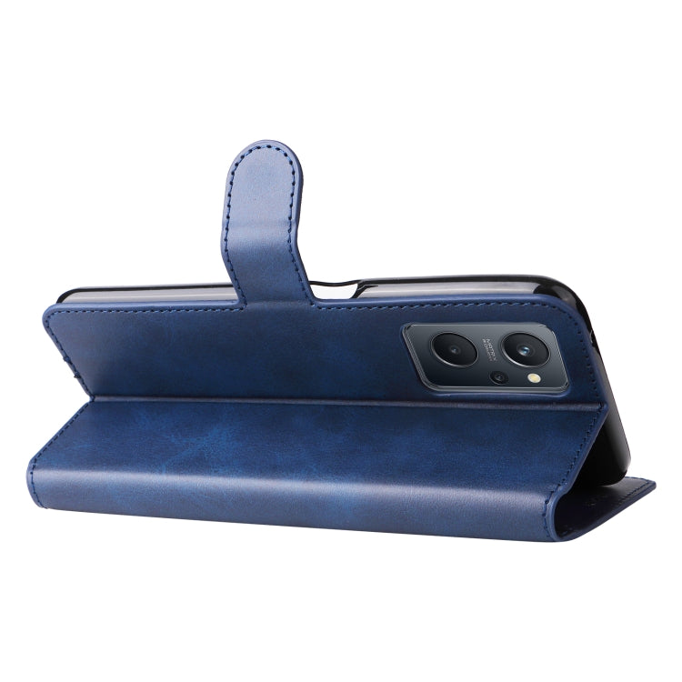 Custodia in pelle a conchiglia classica in vitello, For OPPO Realme 9i / A36 / A76 / A96 4G, For OPPO Realme 9 Pro+, For OPPO Realme 9 Pro / Realme V25, For OPPO Realme C31