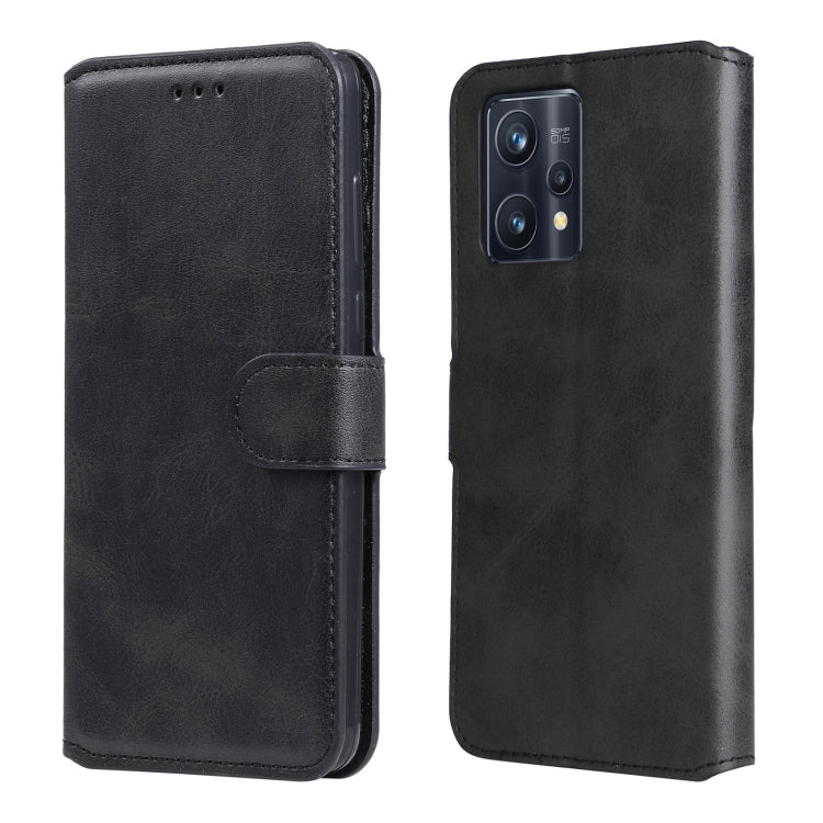 Custodia in pelle a conchiglia classica in vitello, For OPPO Realme 9i / A36 / A76 / A96 4G, For OPPO Realme 9 Pro+, For OPPO Realme 9 Pro / Realme V25, For OPPO Realme C31