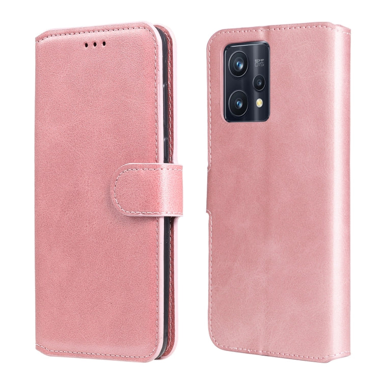 Custodia in pelle a conchiglia classica in vitello, For OPPO Realme 9i / A36 / A76 / A96 4G, For OPPO Realme 9 Pro+, For OPPO Realme 9 Pro / Realme V25, For OPPO Realme C31