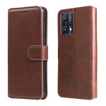 Custodia in pelle a conchiglia classica in vitello, For OPPO Realme 9i / A36 / A76 / A96 4G, For OPPO Realme 9 Pro+, For OPPO Realme 9 Pro / Realme V25, For OPPO Realme C31