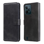Custodia in pelle a conchiglia classica in vitello, For OPPO Realme 9i / A36 / A76 / A96 4G, For OPPO Realme 9 Pro+, For OPPO Realme 9 Pro / Realme V25, For OPPO Realme C31