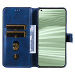 Custodia in pelle a conchiglia classica in vitello, For OPPO Realme GT2 Pro, For OPPO Reno7 SE 5G, For OPPO Reno7 Z 5G / A96 5G, For vivo Y55 5G / Y75 5G / T1 5G