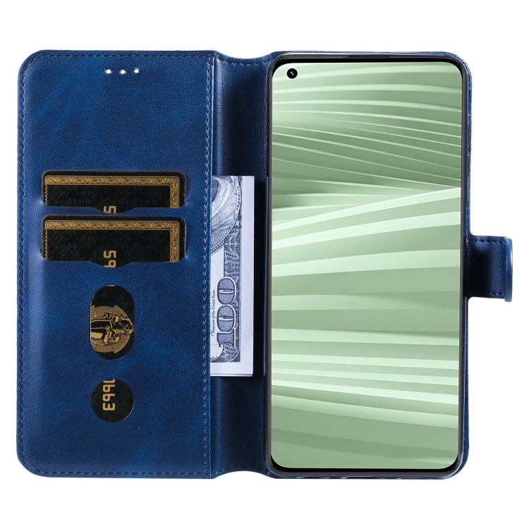 Custodia in pelle a conchiglia classica in vitello, For OPPO Realme GT2 Pro, For OPPO Reno7 SE 5G, For OPPO Reno7 Z 5G / A96 5G, For vivo Y55 5G / Y75 5G / T1 5G
