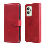 Custodia in pelle a conchiglia classica in vitello, For OPPO Realme GT2 Pro, For OPPO Reno7 SE 5G, For OPPO Reno7 Z 5G / A96 5G, For vivo Y55 5G / Y75 5G / T1 5G