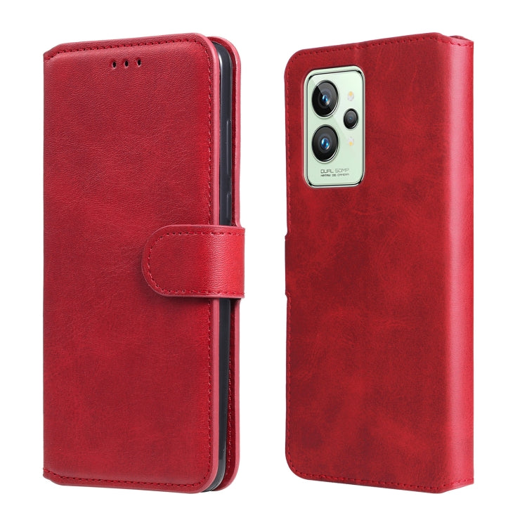 Custodia in pelle a conchiglia classica in vitello, For OPPO Realme GT2 Pro, For OPPO Reno7 SE 5G, For OPPO Reno7 Z 5G / A96 5G, For vivo Y55 5G / Y75 5G / T1 5G