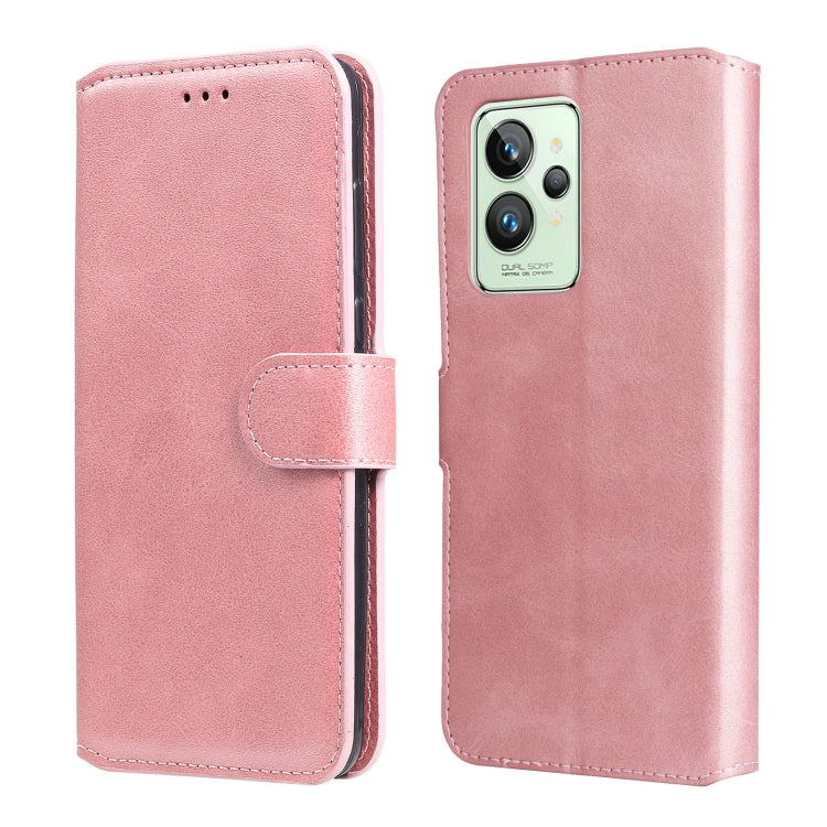 Custodia in pelle a conchiglia classica in vitello, For OPPO Realme GT2 Pro, For OPPO Reno7 SE 5G, For OPPO Reno7 Z 5G / A96 5G, For vivo Y55 5G / Y75 5G / T1 5G