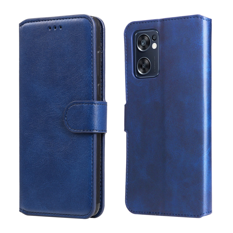 Custodia in pelle a conchiglia classica in vitello, For OPPO Realme GT2 Pro, For OPPO Reno7 SE 5G, For OPPO Reno7 Z 5G / A96 5G, For vivo Y55 5G / Y75 5G / T1 5G