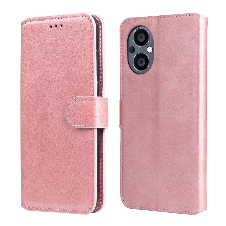 Custodia in pelle a conchiglia classica in vitello, For OPPO Realme GT2 Pro, For OPPO Reno7 SE 5G, For OPPO Reno7 Z 5G / A96 5G, For vivo Y55 5G / Y75 5G / T1 5G