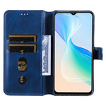 Custodia in pelle a conchiglia classica in vitello, For vivo Y76s / Y76 5G, For Xiaomi Redmi Note 11 Global / Note 11S, For Xiaomi Redmi Note 11E / Redmi 10 Prime+ 5G, For Xiaomi Redmi Note 11 Pro 4G / 5G