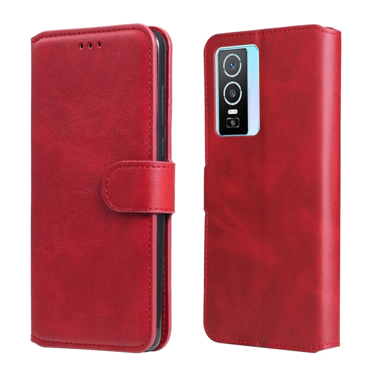 Custodia in pelle a conchiglia classica in vitello, For vivo Y76s / Y76 5G, For Xiaomi Redmi Note 11 Global / Note 11S, For Xiaomi Redmi Note 11E / Redmi 10 Prime+ 5G, For Xiaomi Redmi Note 11 Pro 4G / 5G