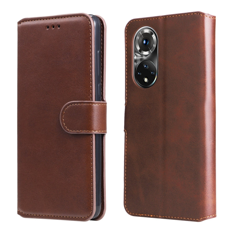 Custodia in pelle a conchiglia classica in vitello, For OPPO Realme C35, For Honor 50 SE / Huawei nova 9 SE, For OPPO Realme GT Neo3, For Honor 50 Pro / Huawei nova 9 Pro