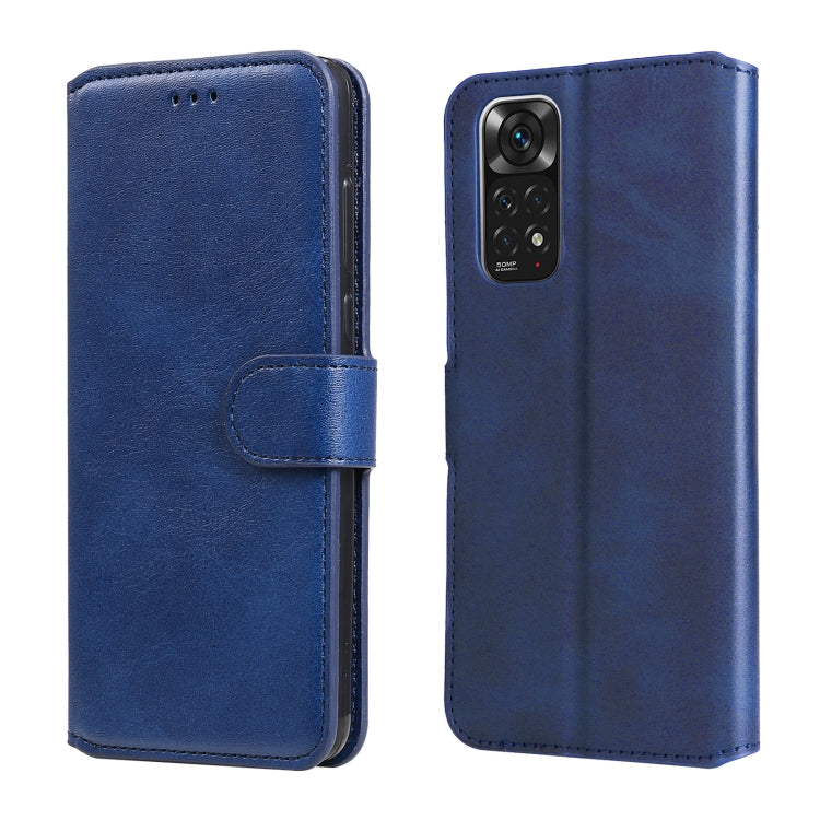 Custodia in pelle a conchiglia classica in vitello, For vivo Y76s / Y76 5G, For Xiaomi Redmi Note 11 Global / Note 11S, For Xiaomi Redmi Note 11E / Redmi 10 Prime+ 5G, For Xiaomi Redmi Note 11 Pro 4G / 5G