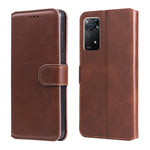 Custodia in pelle a conchiglia classica in vitello, For vivo Y76s / Y76 5G, For Xiaomi Redmi Note 11 Global / Note 11S, For Xiaomi Redmi Note 11E / Redmi 10 Prime+ 5G, For Xiaomi Redmi Note 11 Pro 4G / 5G