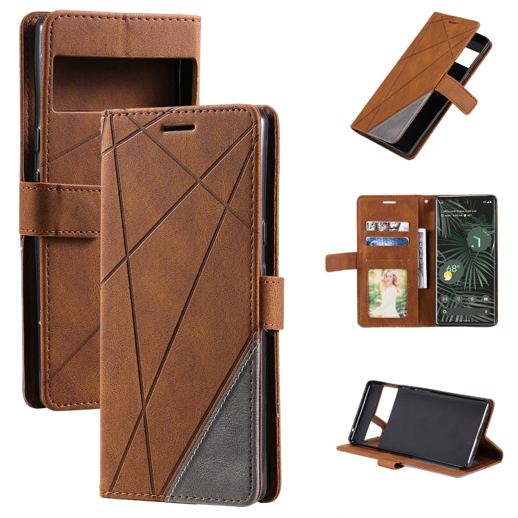 Custodia per telefono in pelle con giunture al tatto, For Google Pixel 6 Pro, For Google Pixel 6, For Sony Xperia 5 III