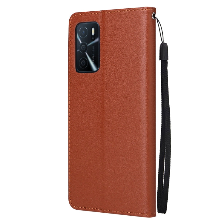 Custodia per telefono in pelle multifunzionale con 3 slot per schede, For OPPO A16, For Samsung Galaxy S22 5G, For Samsung Galaxy S22 Ultra 5G