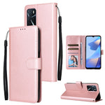 Custodia per telefono in pelle multifunzionale con 3 slot per schede, For OPPO A16, For Samsung Galaxy S22 5G, For Samsung Galaxy S22 Ultra 5G